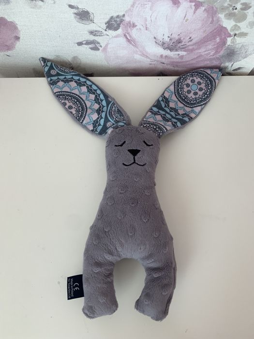 Szary Króliczek La Millou minky zabawka dla dziecka