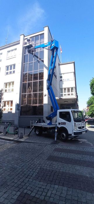 Wynajem zwyżki, podnośnik koszowy 19,21,27m BĘDZIN