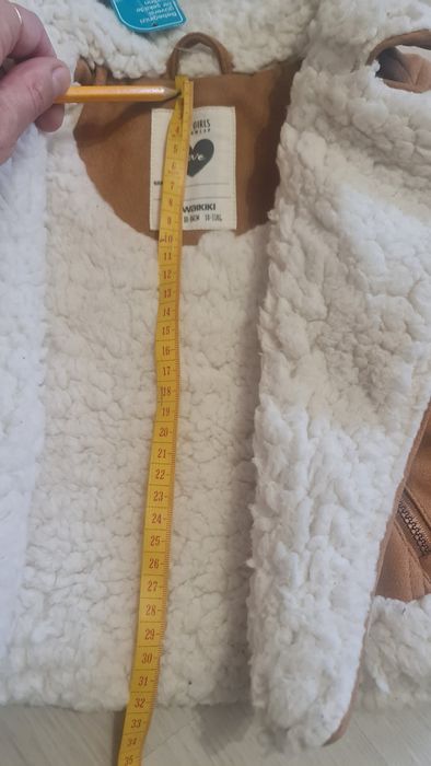 Косуха дублёнка на девочку. 1- 1.5года LC Waikiki