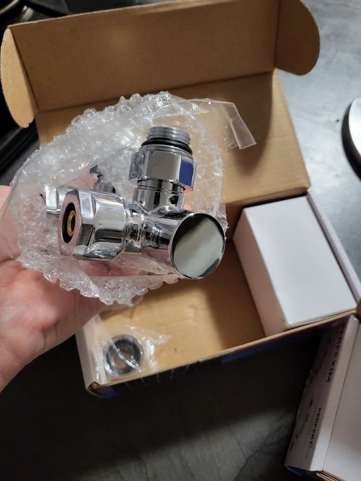2x PERFEXIM Zestaw Termostatyczny Kątowy 50mm CHROM