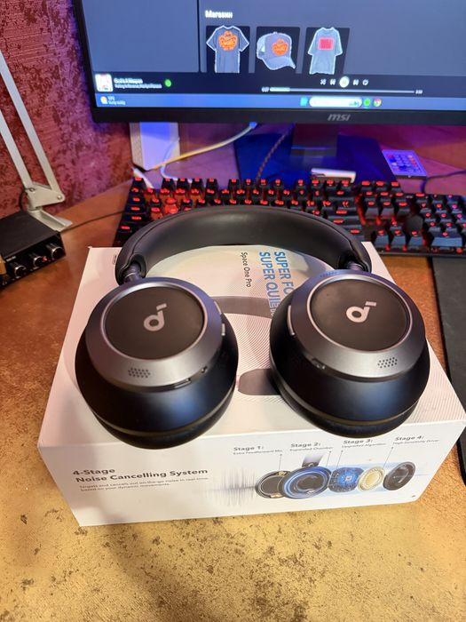 Наушники tws Anker soundcore Space one pro