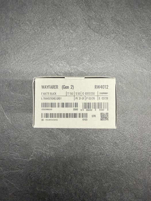 Ray-Ban Meta Wayfarer Gen2  RW4012