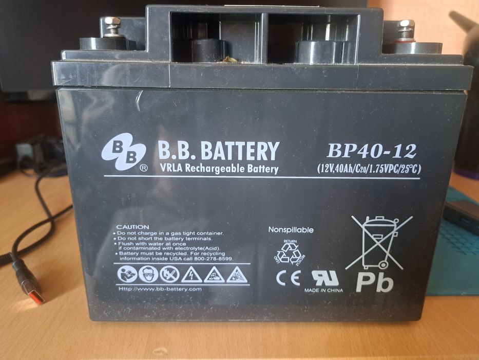Аккумулятори AGM BP 40Ah-12V. Ціна за 2 шт.