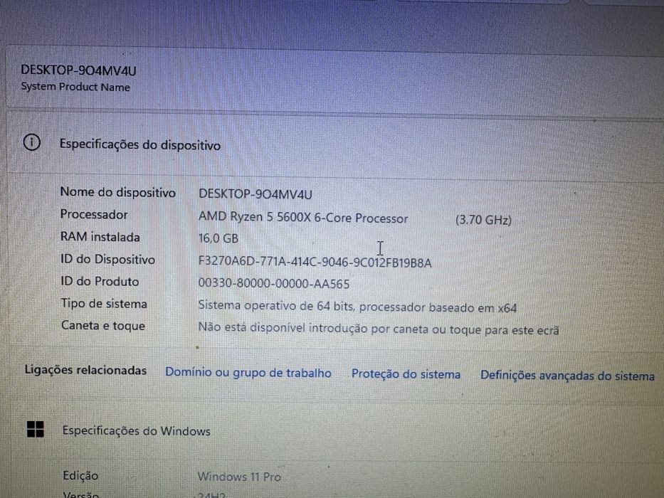 Pc rtx 3070 e ryzen 5600x