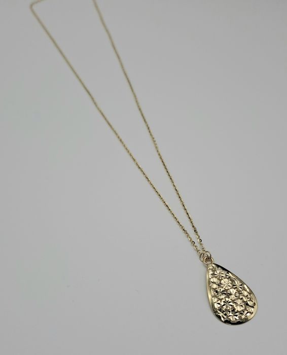 Złoty naszyjnik / celebrytka / łezka / złoto 585 / 14K
