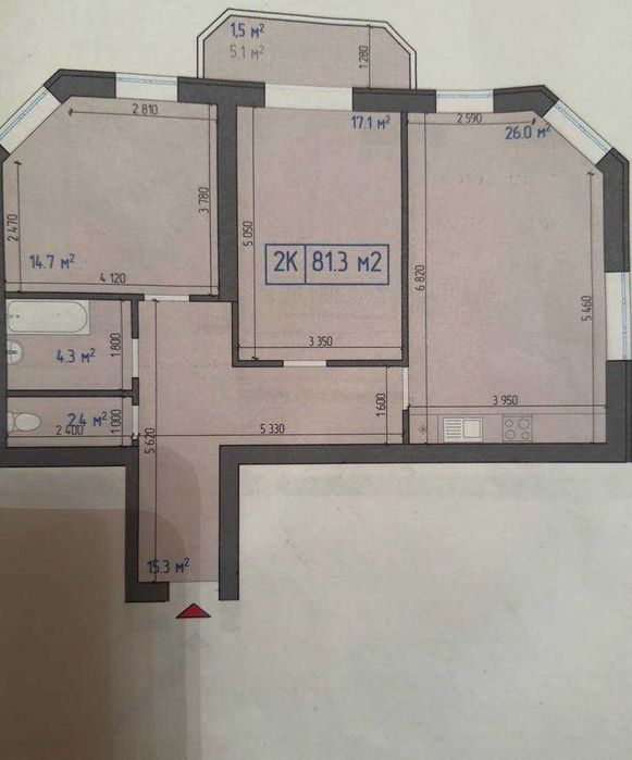 Продам квартиру в новострое Капитан