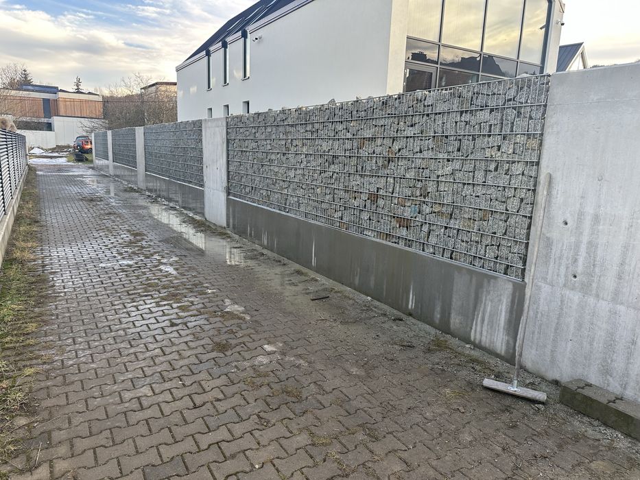 Montaż ogrodzeń gabionowych mury murki kosze gabionowe gabion gabiony