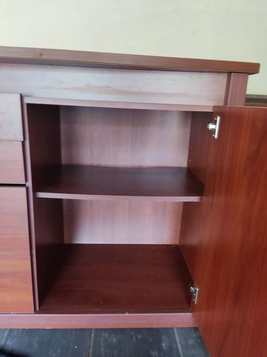 Aparador Madeira - Marrom com gavetas e 2 portas