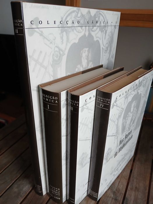 Colecção Gâmica - A viagem de Vasco da Gama (4 volumes, completa)