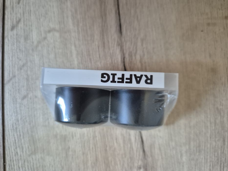 Karnisz Ikea Hugad 120-210, wspornik, końcówki, kółka