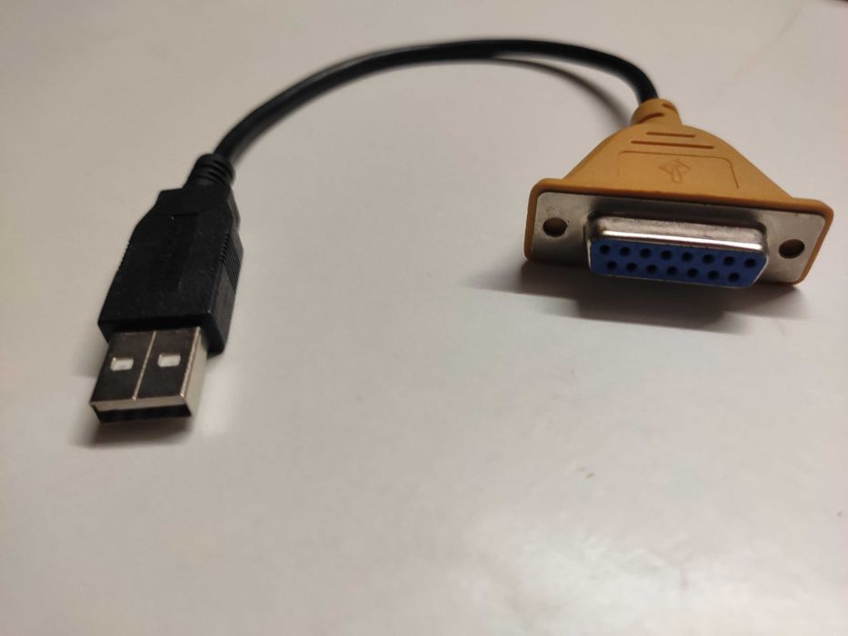 Cabo Conversor USB para DB15 Game Port