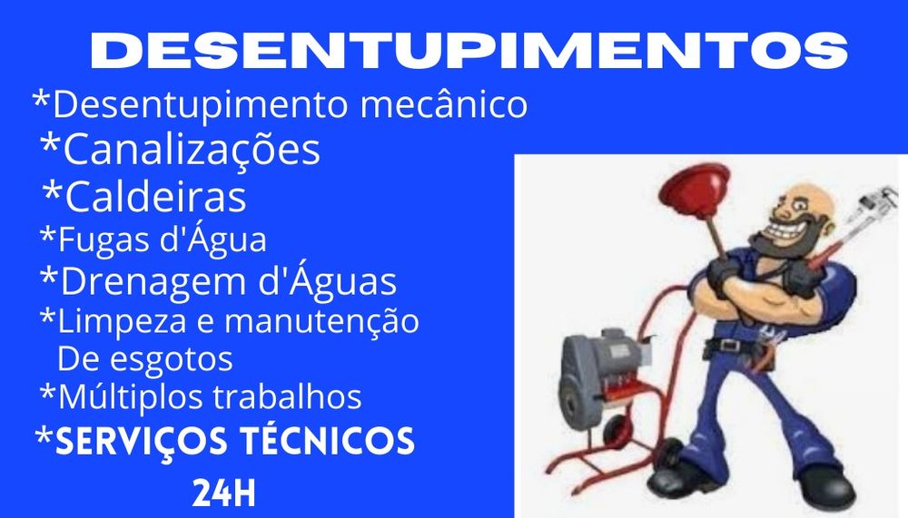 Desentupimento e canalização