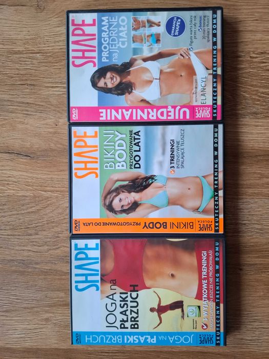 Trening - DVD - shape płaski brzuch 3 płyty