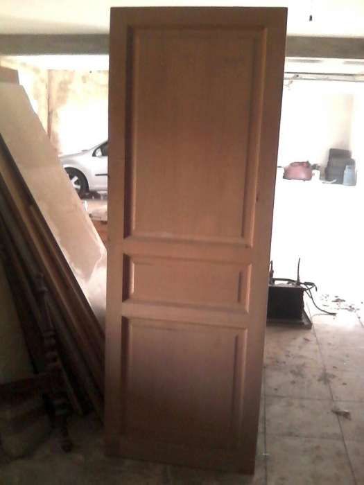 Porta em pinho 204 x 73 cm nova