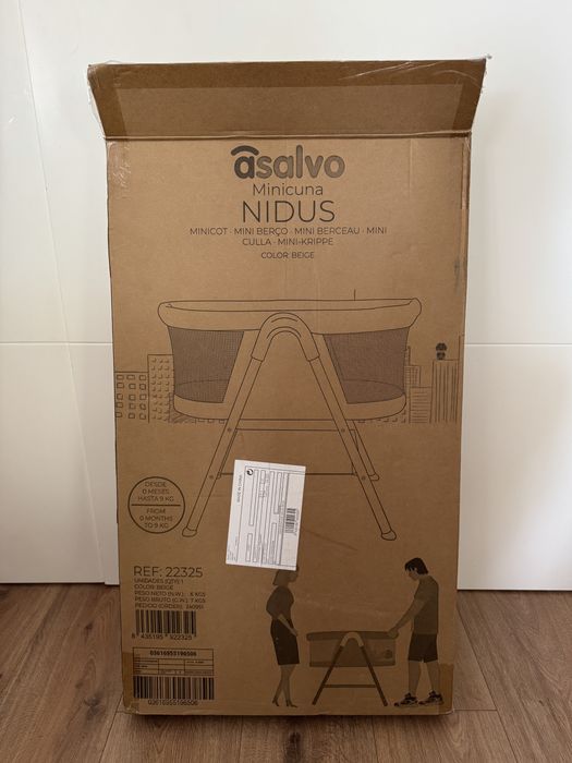 Mini berço Asalvo bege