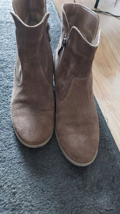 Botki zamszowe, rozm 40