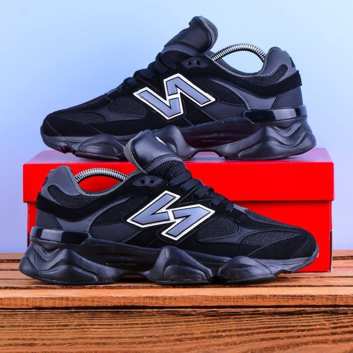 (2254) Кросівки у стилі New Balance 9060 чорні (40-45) nb нб