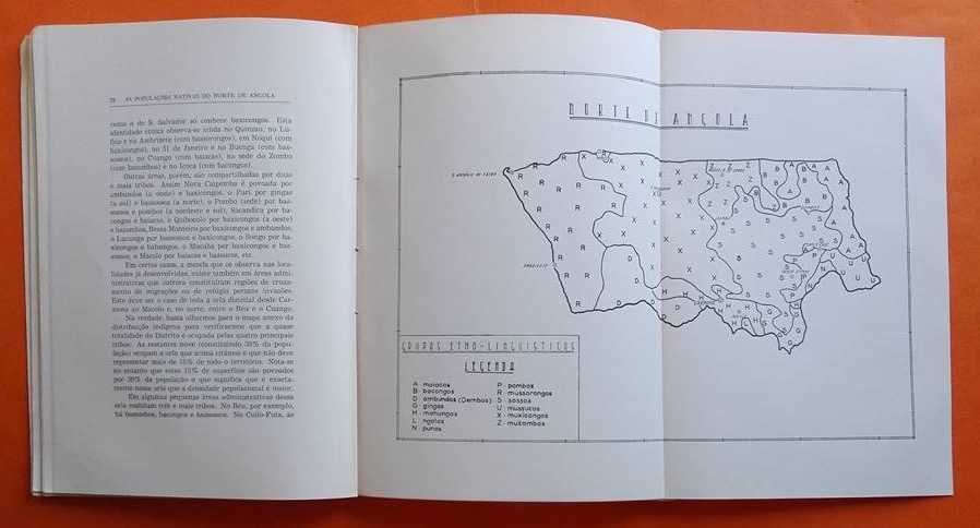 AS POPULAÇÕES NATIVAS do NORTE FE ANGOLA, de Hélio Felgas Lisboa 1965,