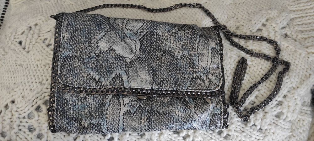 Torebka bankietowa , wesele, skóra węża