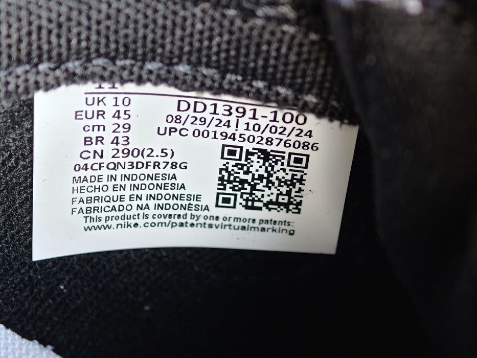 Buty Nike Dunk Retro Panda (oryginał, nowe)