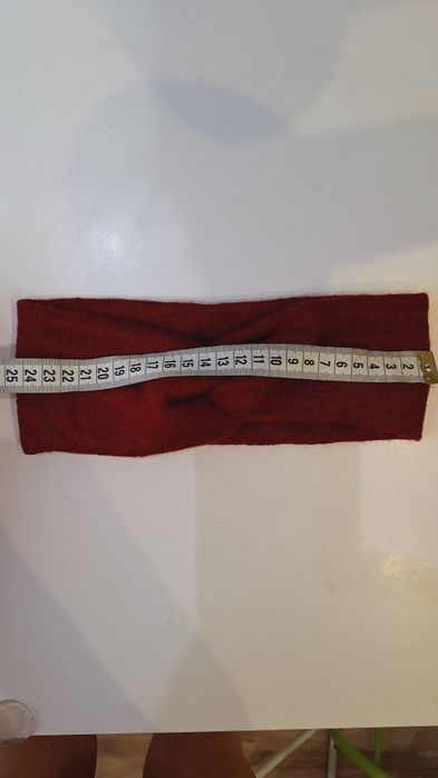 пов'язка на голову кольору бургунді