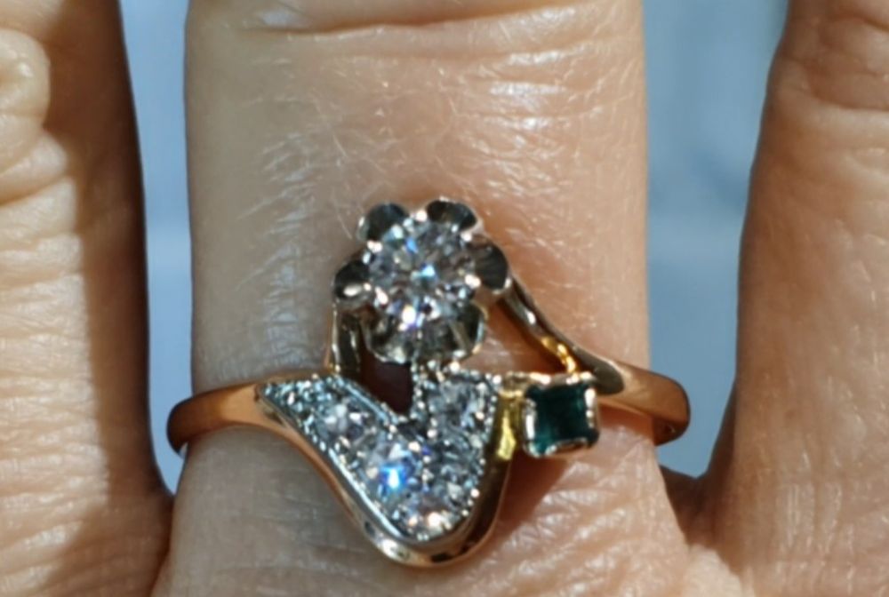 Серьги,кольца с бриллиантами