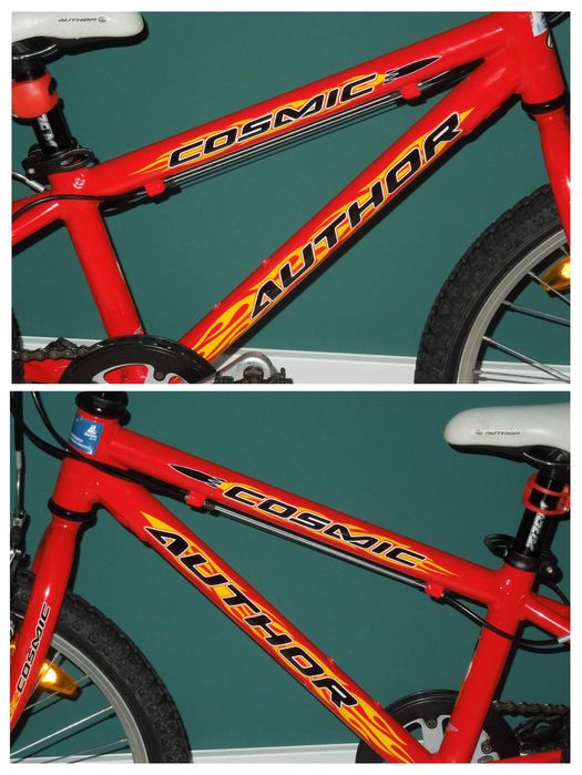 Bardzo lekki AUTHOR Cosmic 20’ SUPER stan aluminiowy rower + dodatki!