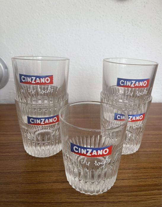 Copos vidro Cinzano