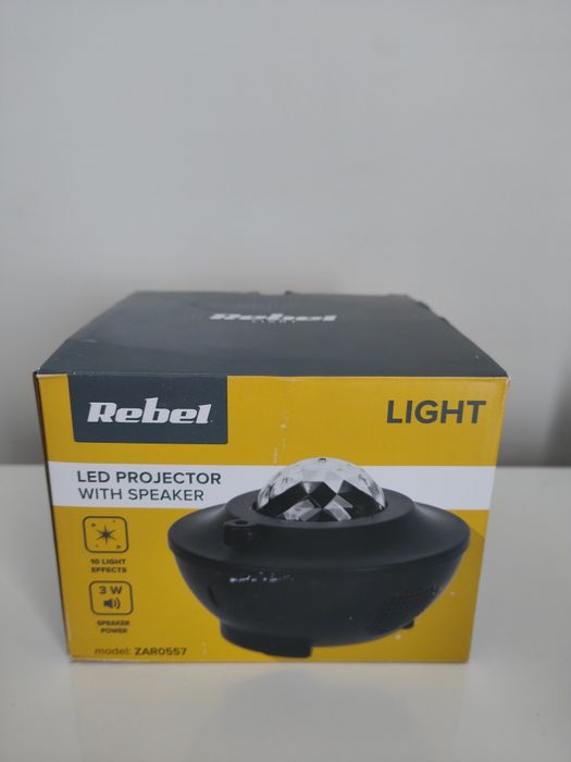 Głośnik bluetooth z projektorem