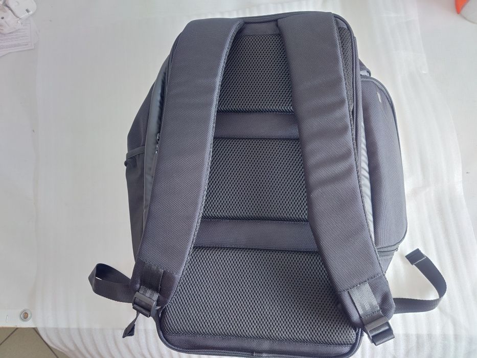 Plecak 25 L z workiem na Ubrania + Laptopa dużo kieszeni Młodzieżowy czarny Nowy