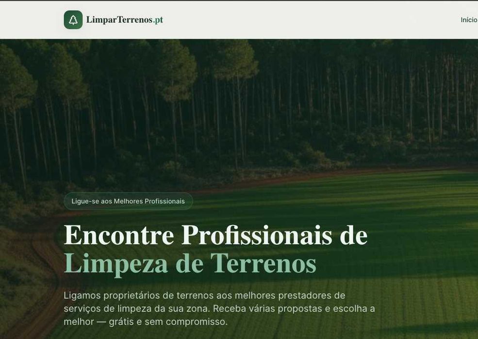 Plataforma de Limpezas de terrenos