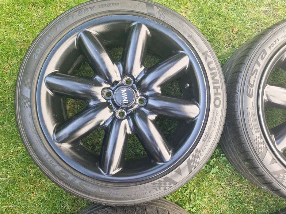 Felgi MINI Cooper S 17" 4x100 + opony 205/45 R17 Kumho – komplet