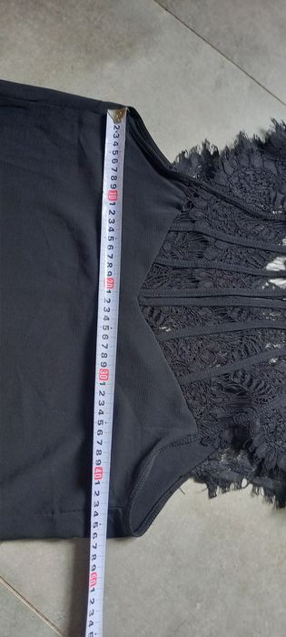 Bluzka koszulka z koronką