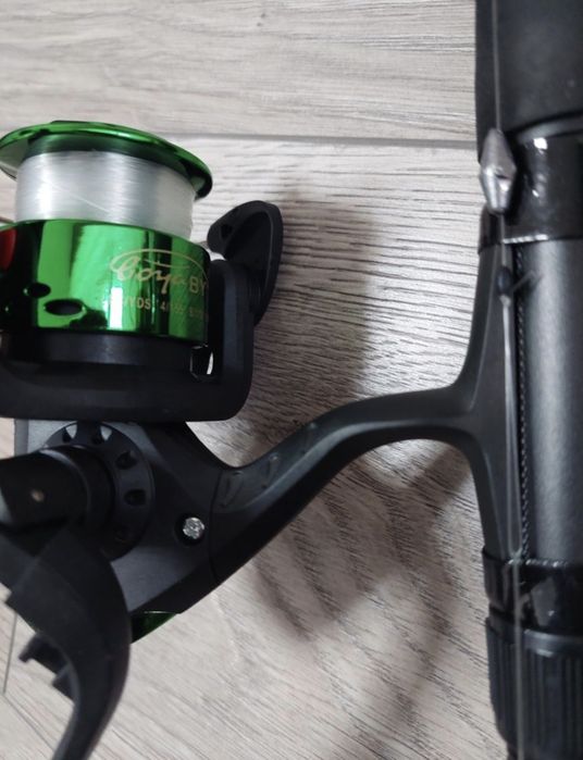 Удочки спінінги Rumpol Strong 2.1м з катушкою та повною оснасткою