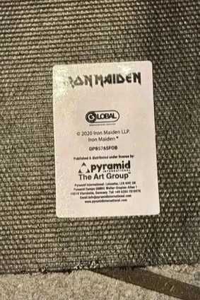Iron Maiden – Tapete de Entrada Oficial "Killers" / Eddie (Official Door Mat)