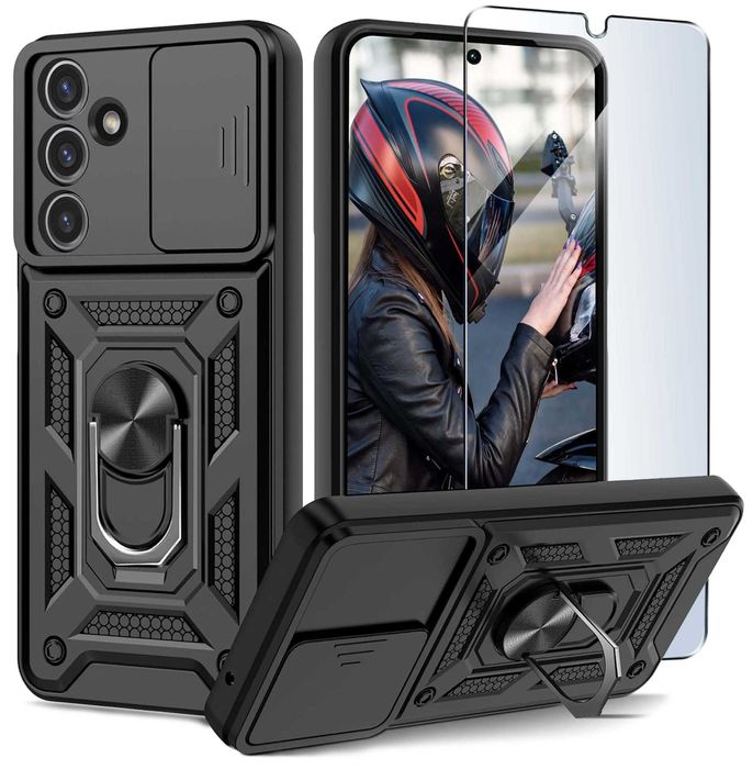 Etui Pancerne do Samsung Galaxy S25 Plus + Szkło Hartowane