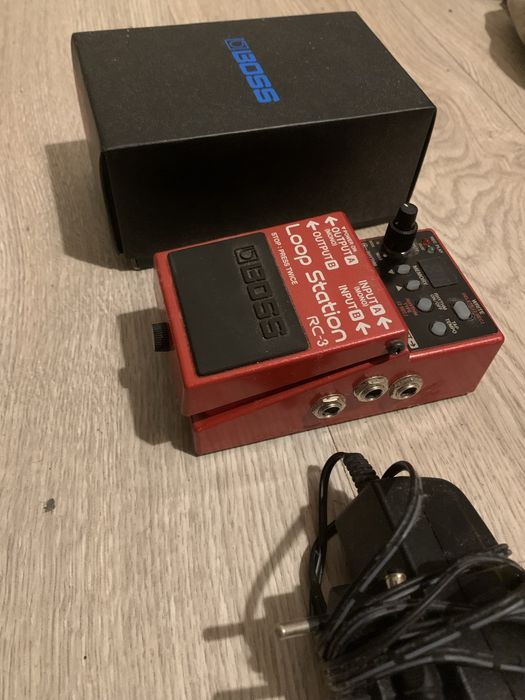 Pedal Loop Station Boss RC-3 + transformador