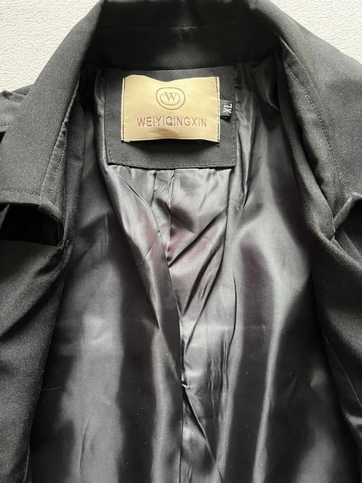 Trencz męski czarny