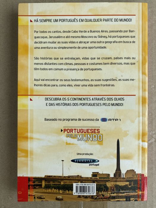 Livro viagens - Portugueses pelo mundo