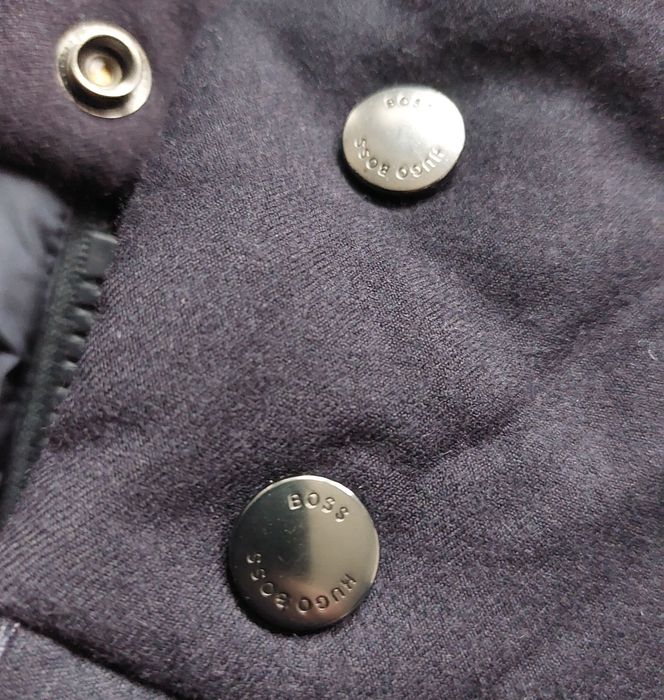 Hugo Boss Tailored nowa kurtka puchowa męska wełniana r. 52/L