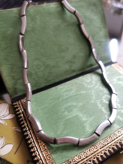 Mega naszyjnik / kolia srebro 925 vintage