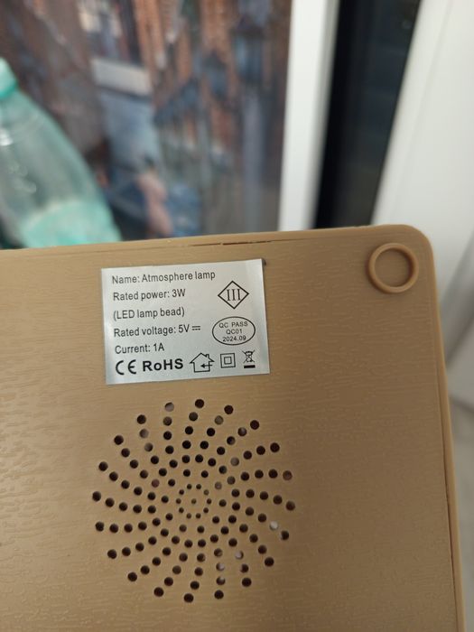 Projektor Fali Wodnej LED RGB – Lampka Nocna + Pilot | NOWA