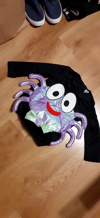 Strój karnawałowy pająk pajaczek 2-3 lata tesco