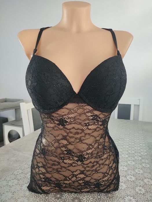 Body koronkowe czarne