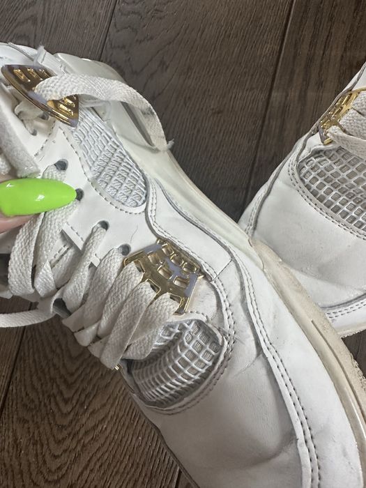 Buty sneakersy Nike Air Jordan 4 Retro Metallic Gold 43