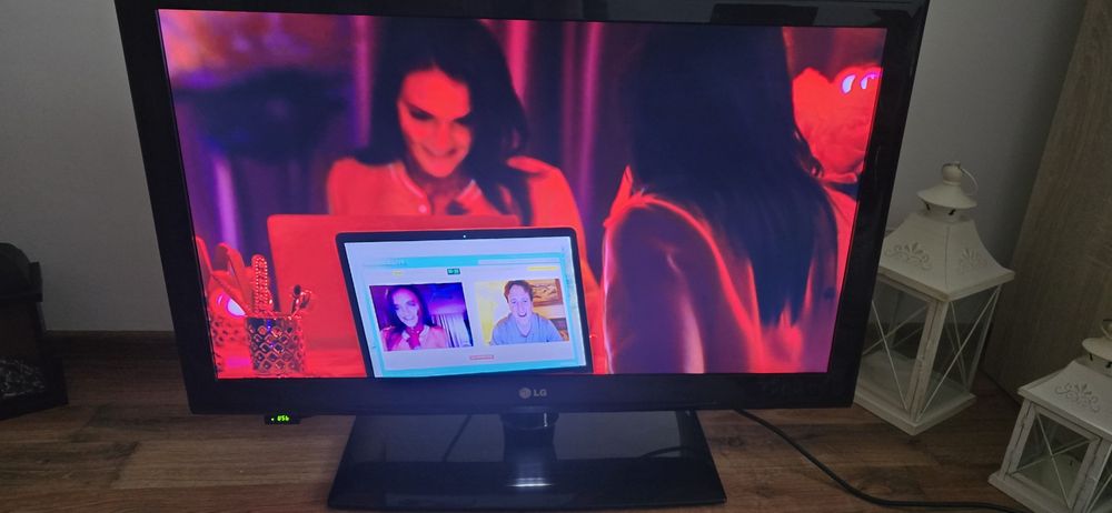 Telewizor LG 37 Cali plus przystawka DVB-T2 HEVC