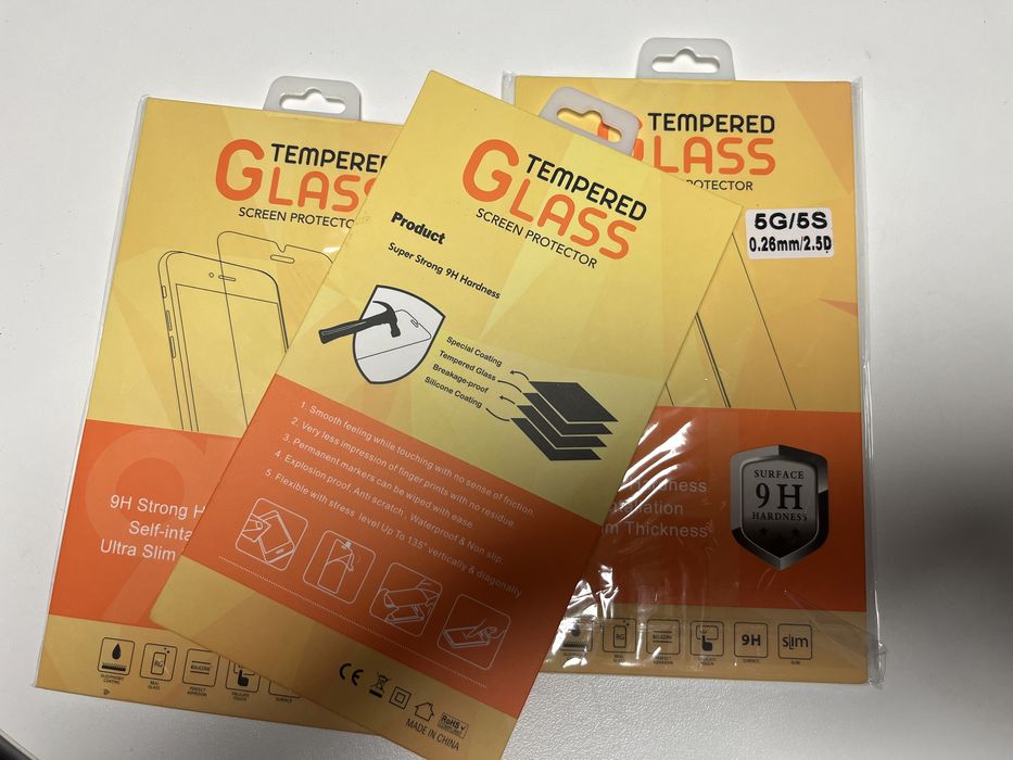 Protetor de ecrã iPhone 5, 5S, 5C e SE