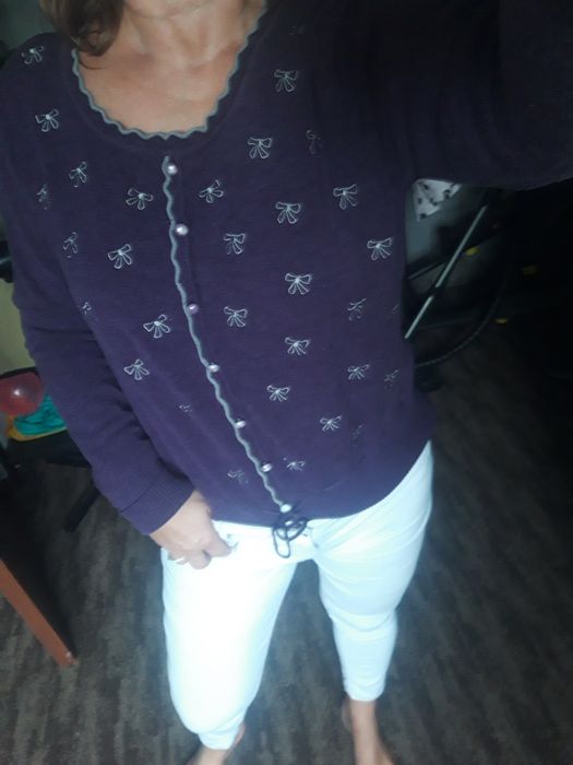 Sweter damski bluzka z długim rękawem L/XL