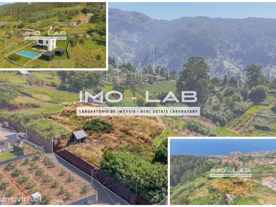 Terreno com 2962m2 - Ponta do Sol - Vista Mar e Serra!