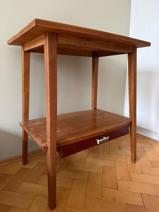 Stolik konsola pod TV vintage PRL